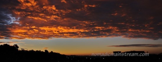 A really old-fashioned way to get a panoramic image--crop to panoramic dimensions