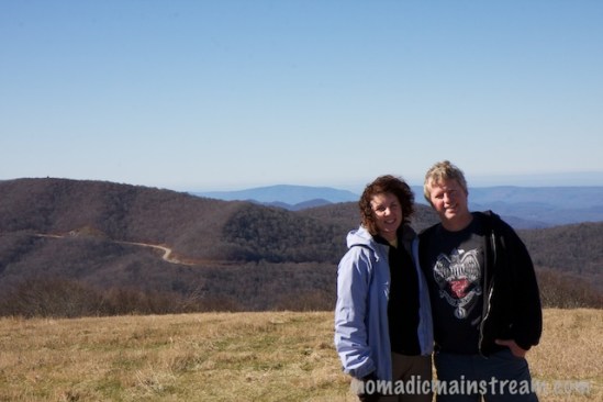 Standing on a Knob in Cherokee National Forest just outside of Great Smokey National Park