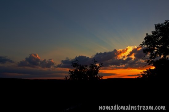 Shot from Signal Point, the setting sun always puts me at ease.
