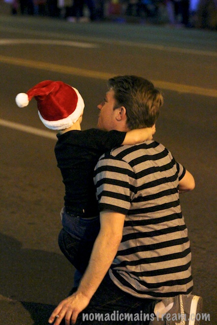 This little guy was very energetic throughout the parade.