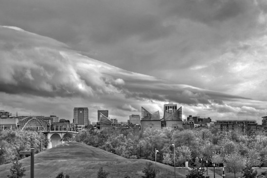 Interesting clouds over Chattanooga