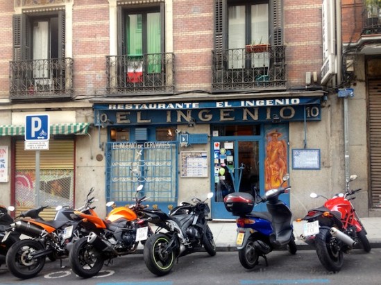 Closer view of the restaurant - not a big place