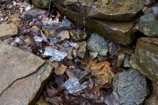 Chunks of ice remind us it's only spring on the calendar