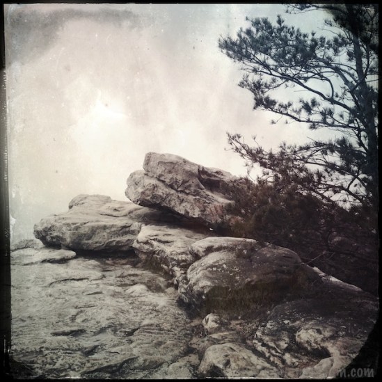 Sunset Rock Hipstamatic Style