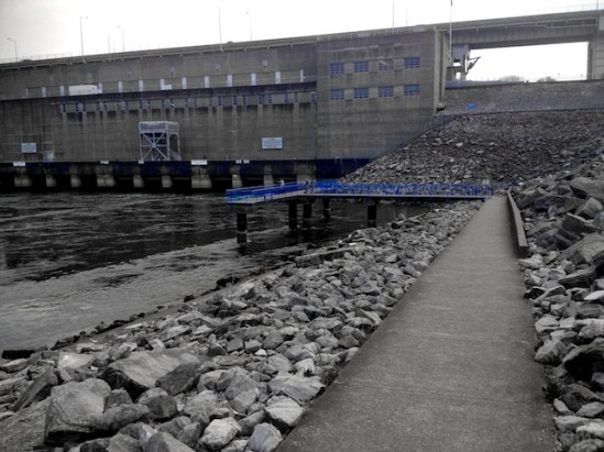 The final stretch of the River Walk