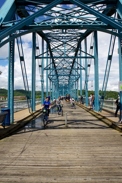 Next came a mini choo choo belonging to the University of Tennessee at Chattanooga