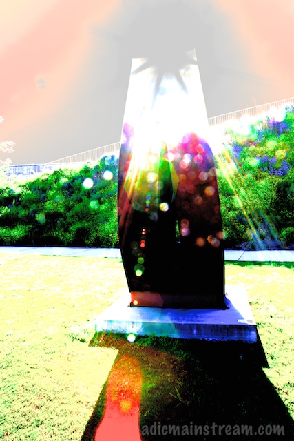 A sculpture I have yet to capture a decent image of, but had fun playing with this