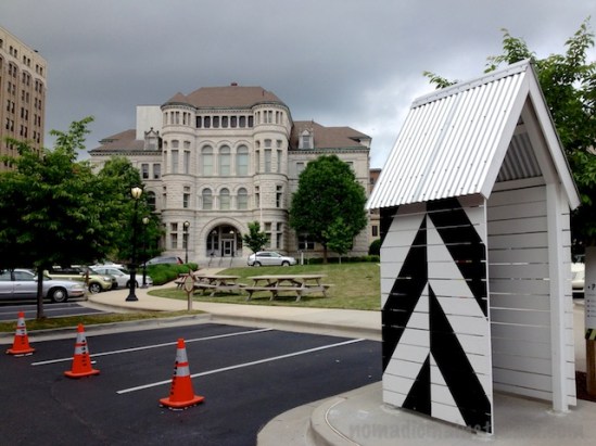 From the parking lot at Warehouse Row