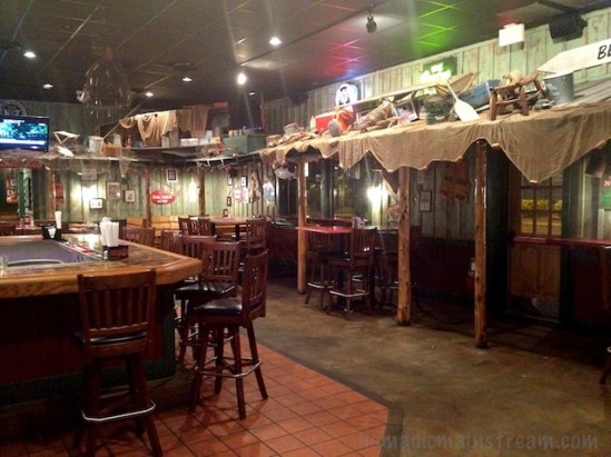 The bar has a nautical theme