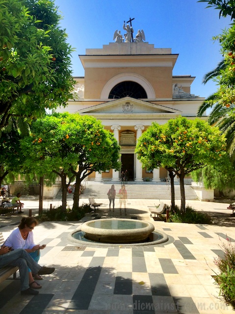 Interesting building on my round-about way to the shore.  Using HDR created ghost of a pedestrian in my shot.