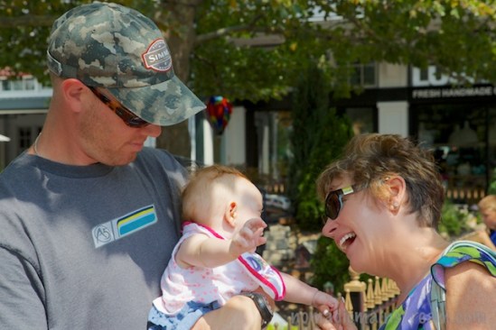Grandma make Ireland squeal and she comes in for some sugar